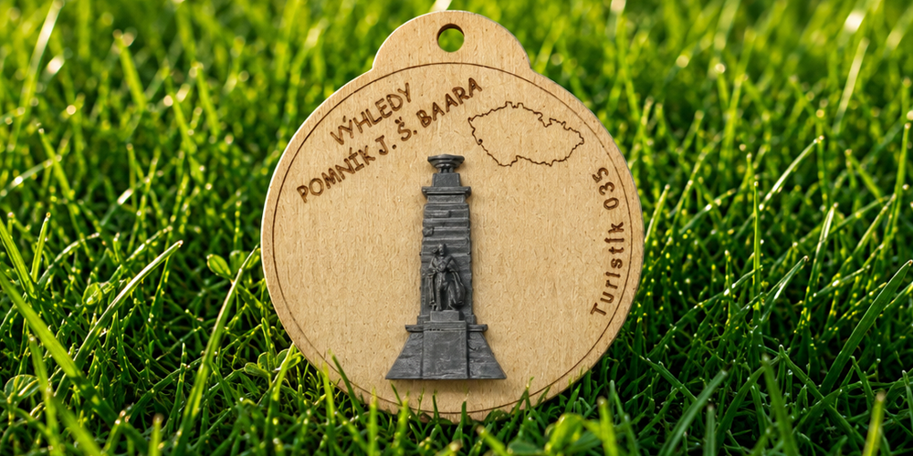 035 Výhledy - pomník J. Š. Baara - bříza