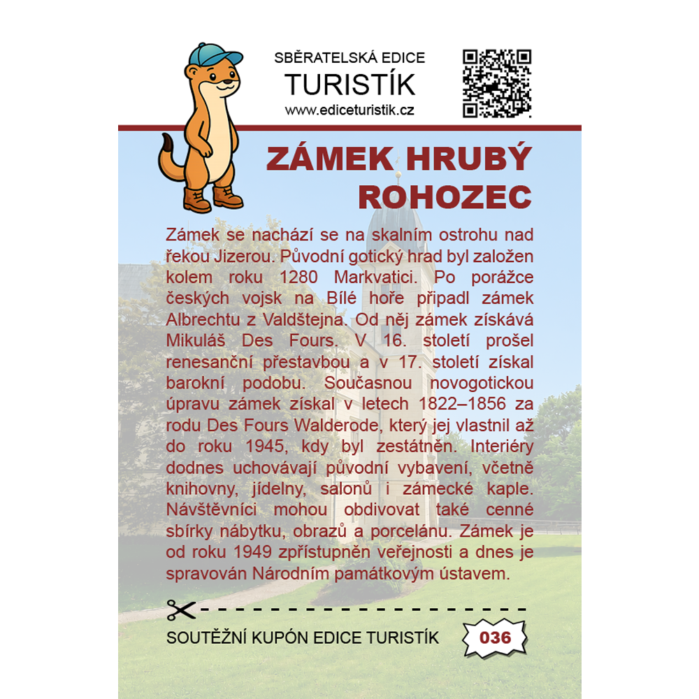 036 Zámek Hrubý Rohozec - ořech - Obrázek 3